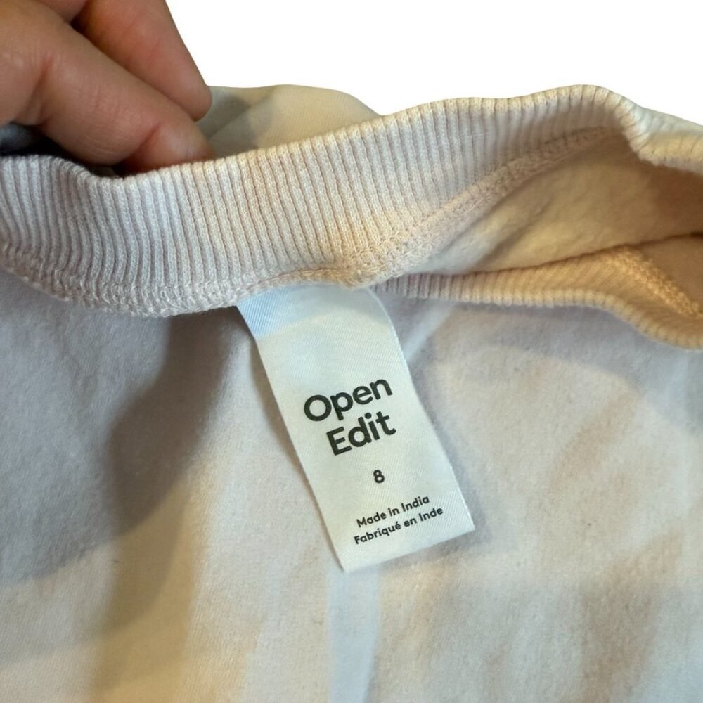 Open Edit Colorblock Crewneck Sweatshirt - Size 8 - Picture 4 of 4